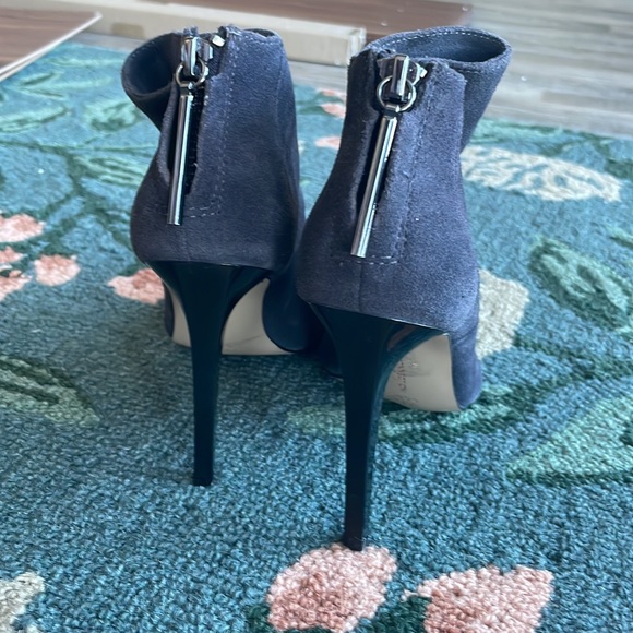 French Connection Navy Suede Ankle Booties - Picture 4 of 4